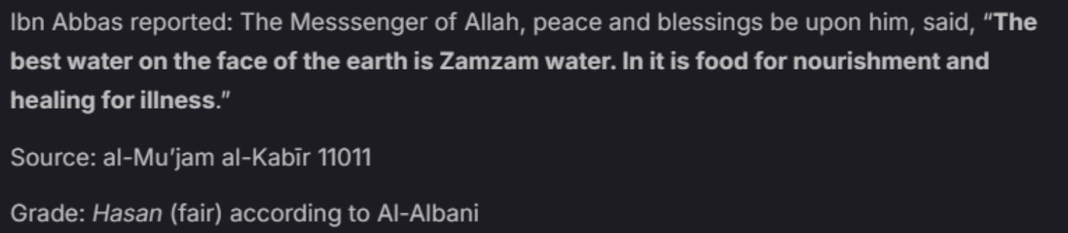 Hazrat Ibn e Abbas (RA), narrated a hadith translation